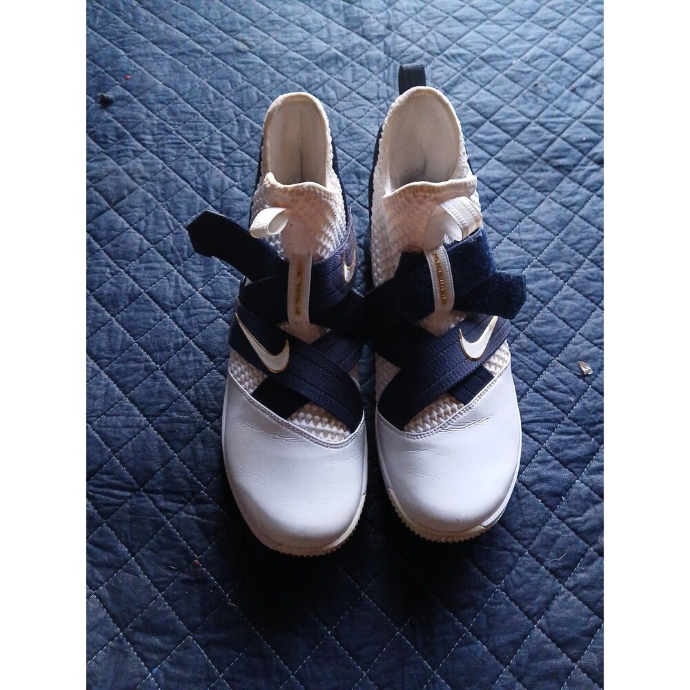 Size 10.5 - Nike LeBron Soldier 12 SFG White And Blue